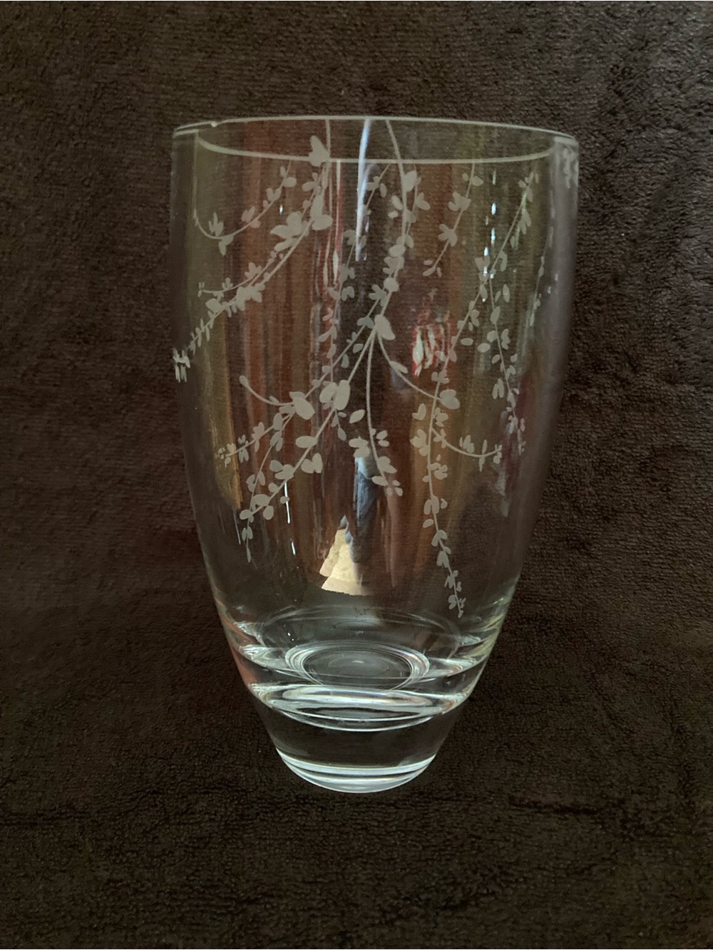 Kate Spade New York Gardner Street Bouquet Vase 8.5” Clear Floral Lenox - Picture 3 of 9